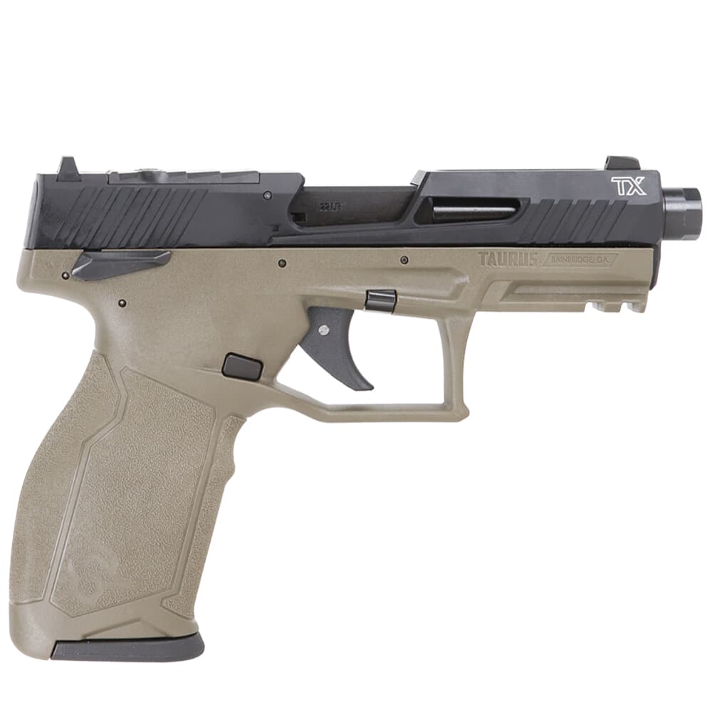 Taurus 2TX22 .22 LR 4.1&quot; ODG/BK TORO Pistol w/(1) 16rd Mag &amp; (1) 22rd 1-2TX22P141O