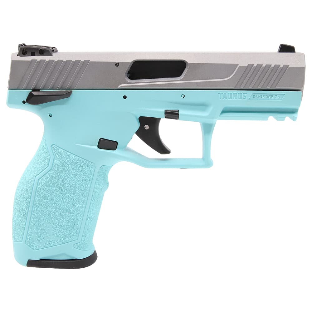 Taurus TaurusTX .22 22LR 4&quot; Cyan/Satin Pistol w/(2)10rd Mags 1-TX2214NC-10