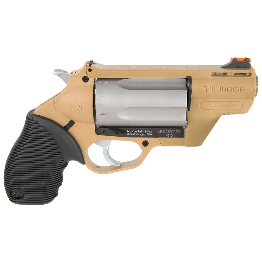 Taurus Model .4510 410 .45 Poly SS 2&quot; FDE 5rd Mag Revolver 2-441029FDE