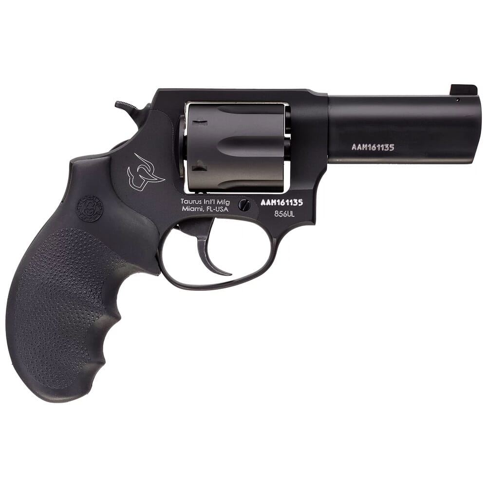 Taurus 856 .38 Special 3" 6rd BSS/BSS N.S. Hogue Grip Revolver 2-85631ULNS