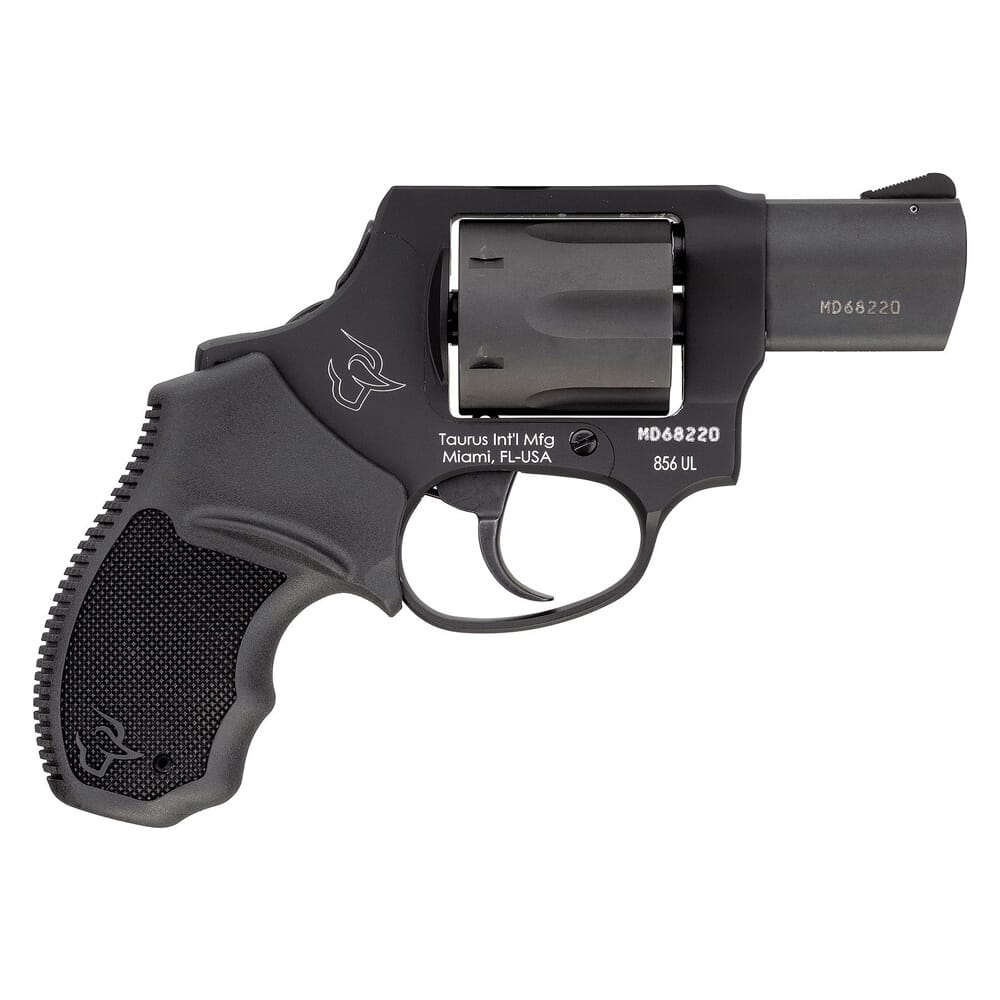 Taurus 856 .38 Special 2" 6rd UL Black/Bk Concealed Hammer CA Compliant Revolver 2-856021ULCH