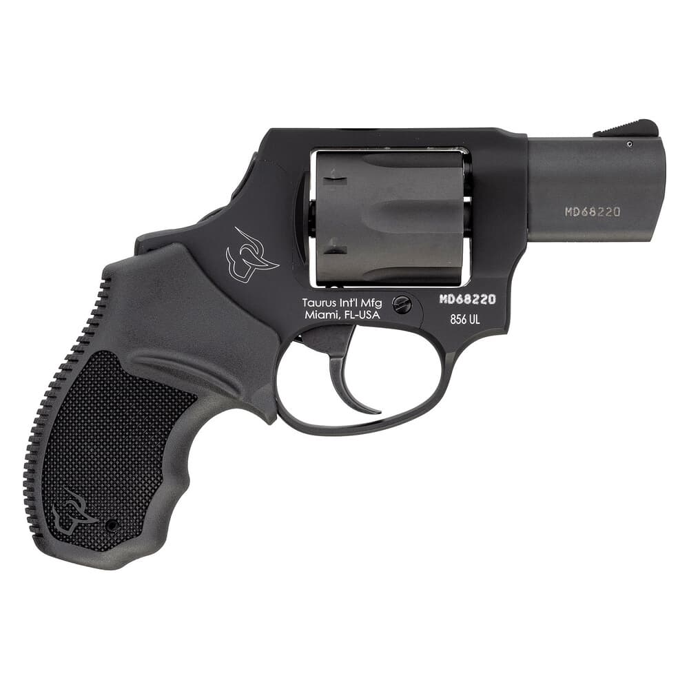 Taurus 856 .38 Special 2&quot; 6rd UL Black/Bk Concealed Hammer CA Compliant Revolver 2-856021ULCH