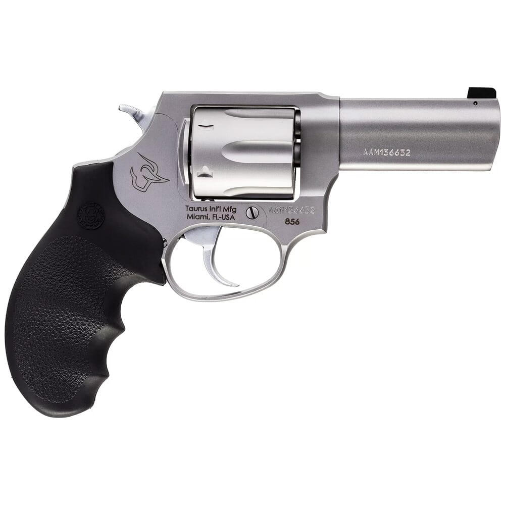 Taurus 856 .38 Special 3" 6rd SS/SS N.S. Hogue Grip Revolver 2-85639NS