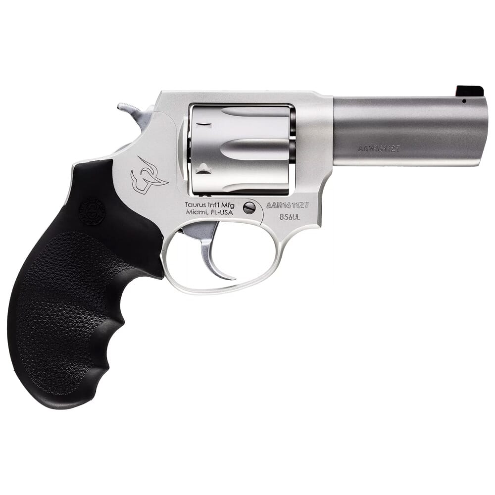 Taurus 856 .38 Special 3" 6rd UL SS/SS N.S. Hogue Grip Revolver 2-85639ULNS