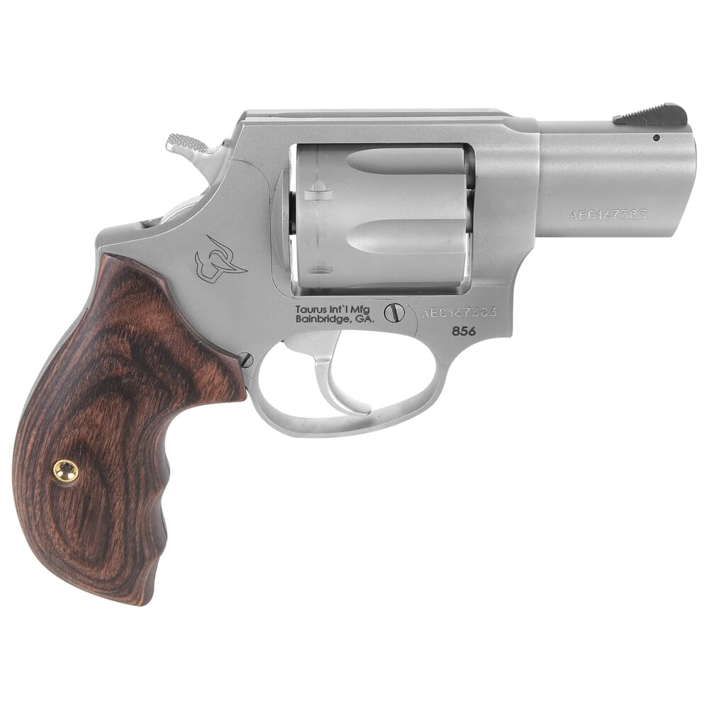 Taurus 856 .38 Special 2" 6rd SS/SS Walnut Smooth Revolver 2-856029SW