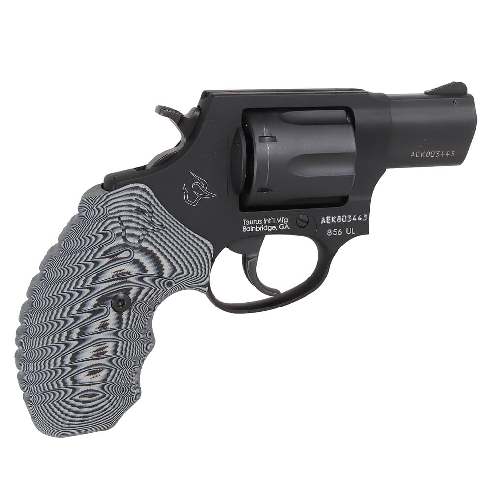 Taurus 856 .38 Special 2&quot; 6rd UL Bk/Bk VZ Black Gray Cyclone Grip Revolver 2-856021ULVZ13