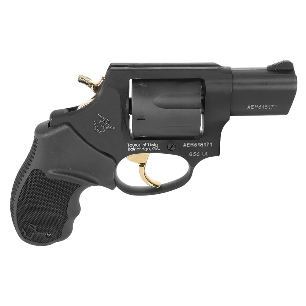 Taurus 856 Ultra Lite .38 Special Bk 2" 6rd Gold Accents Revolver 2-856021ULGLD