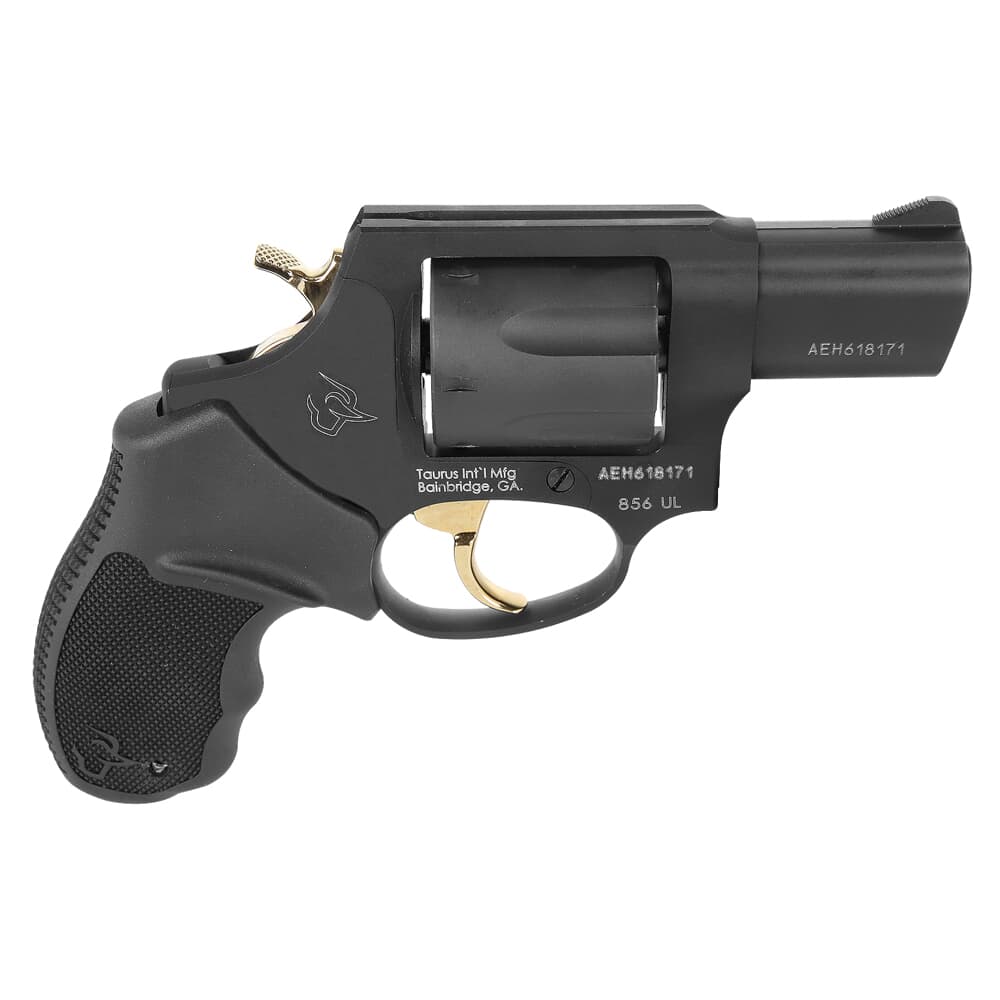 Taurus 856 Ultra Lite .38 Special Bk 2&quot; 6rd Gold Accents Revolver 2-856021ULGLD