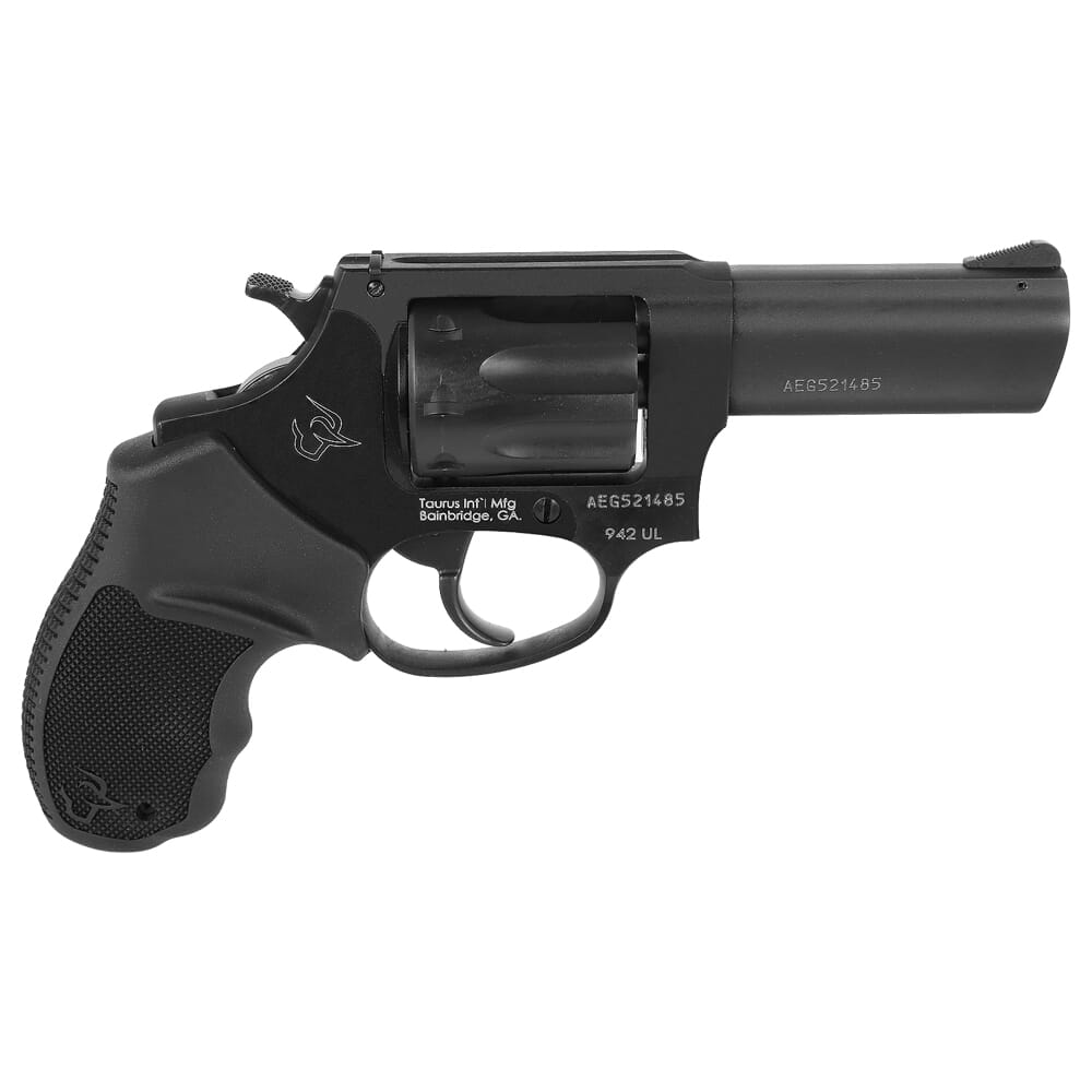 Taurus 942 .22 LR Bk/Bk UL 3" 8rd Revolver 2-942031UL