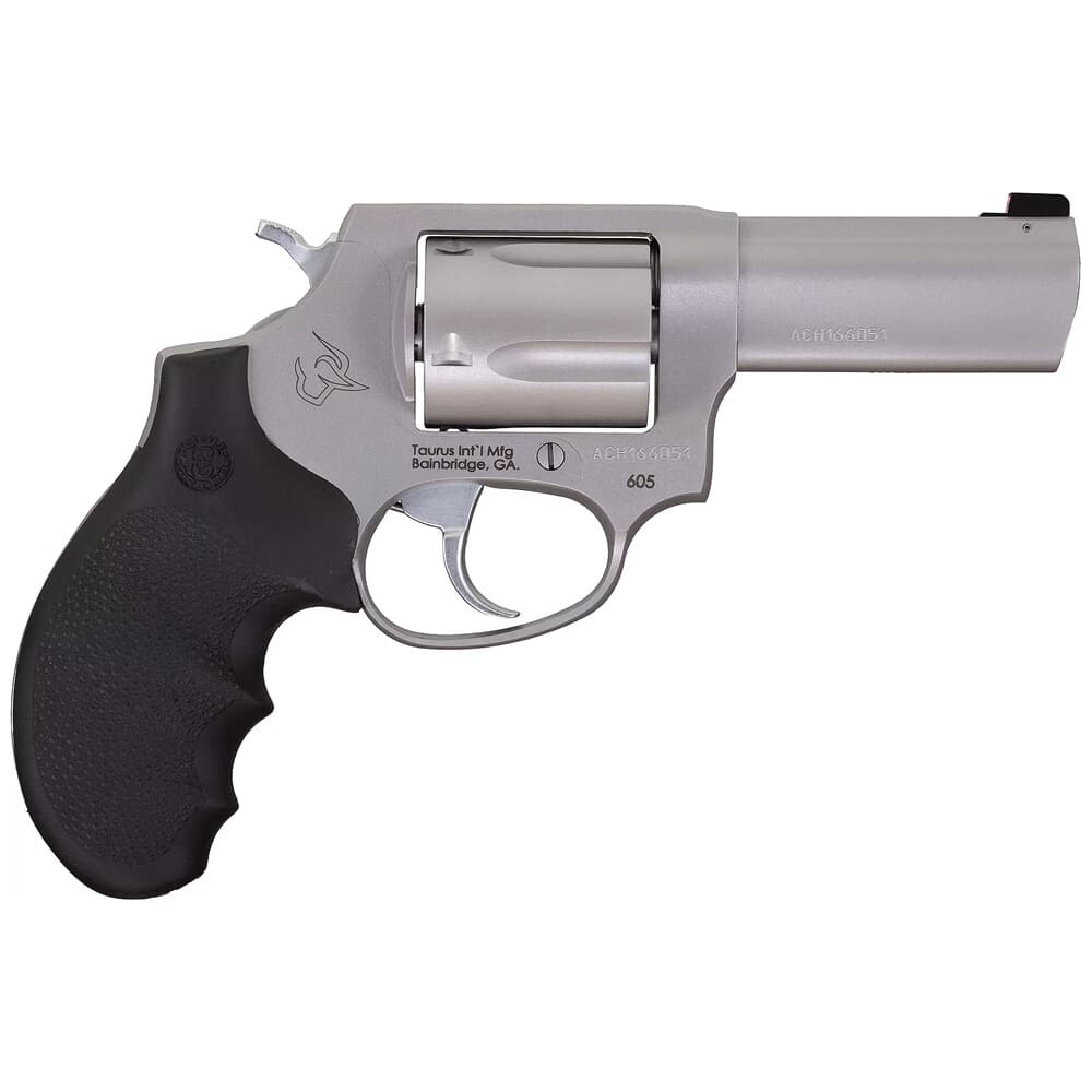 Taurus 605 .357 Mag 3&quot; 5rd Mag SS/SS N.S. Hogue Grip Revolver 2-60539NS