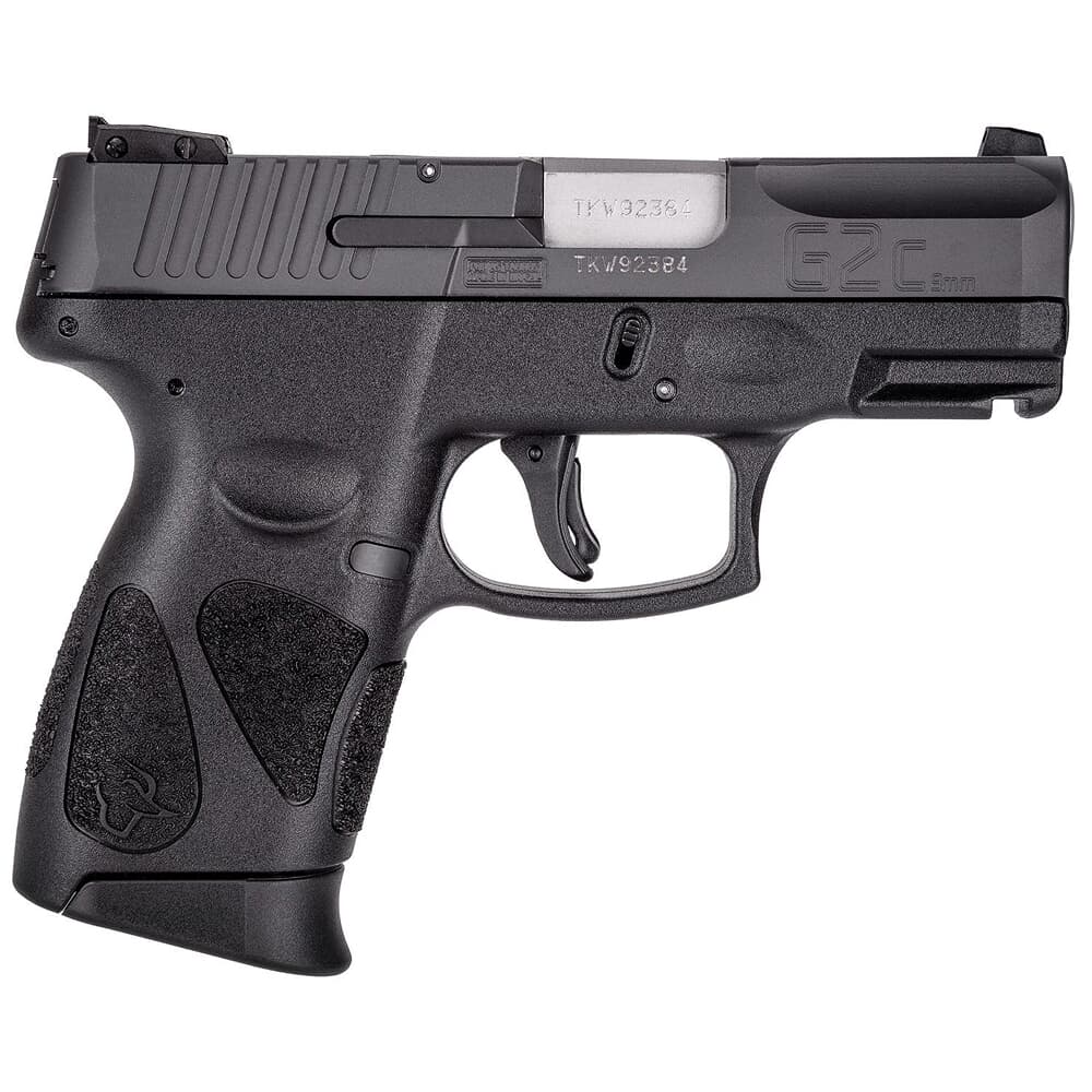Taurus G2C 9mm Bk/Bk 3.2&quot; Pistol w/(2)12rd Mags 1-G2C931-12
