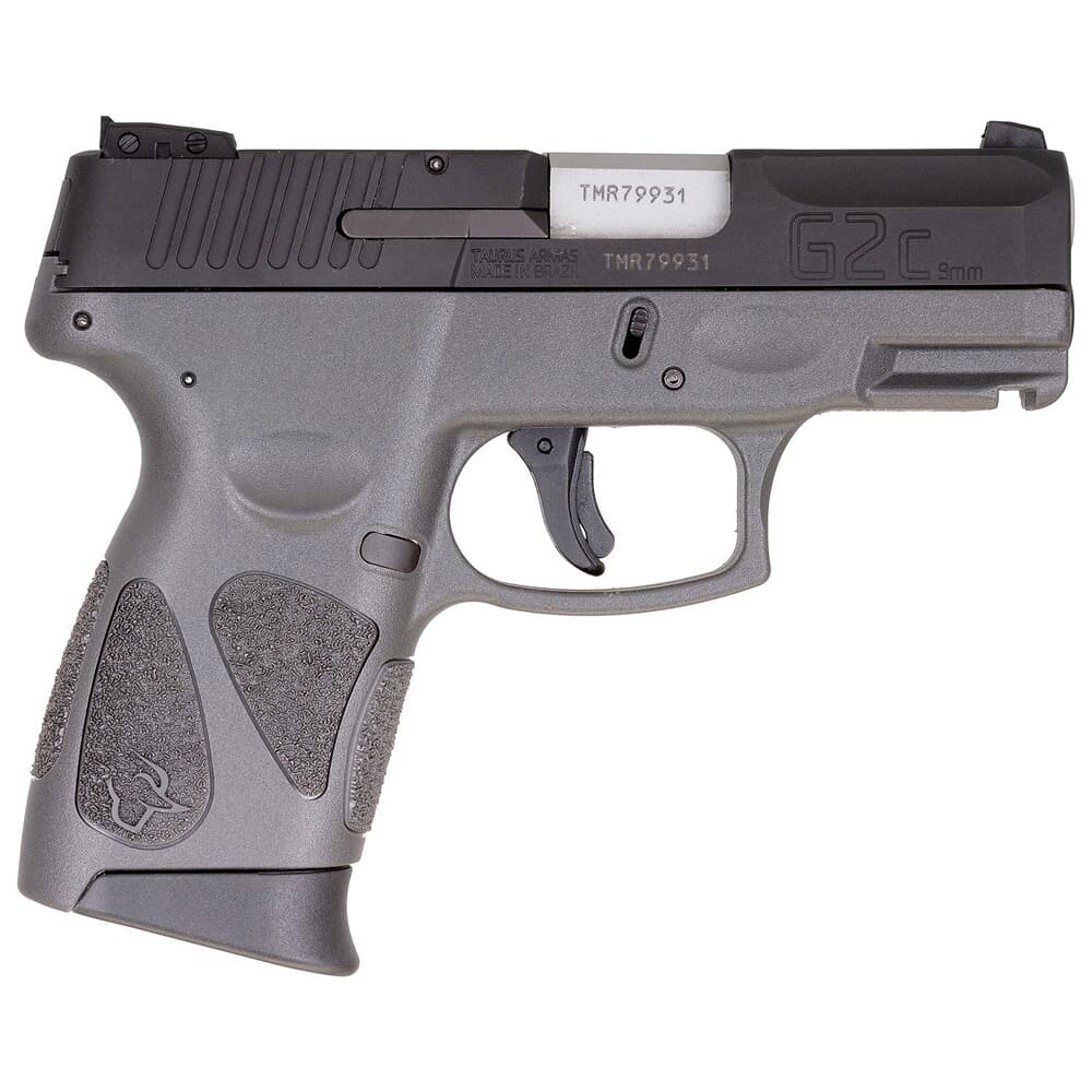 Taurus G2C 9mm GR/Bk 3.26&quot; BL Pistol w/(2)12rd Mags 1-G2C931-12G