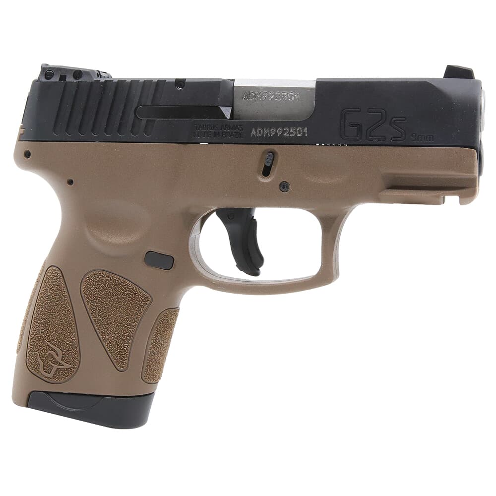 Taurus G2S 9mm BR/Bk 3.26&quot; BL Pistol w/(2)7rd Mags 1-G2S931B