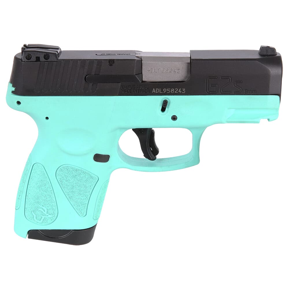 Taurus G2S 9mm CY/BK 3.26'' Bbl BL Subcompact Pistol w/(2) 7rd Mags