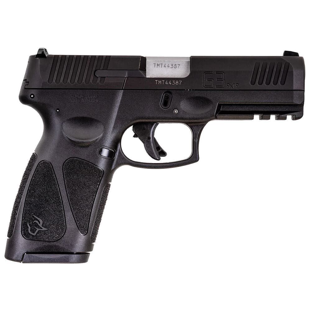 Taurus G3 9mm Bk/Bk 4&quot; MA Compliant Pistol w/(2)10rd Mags 1-G3B941-MA