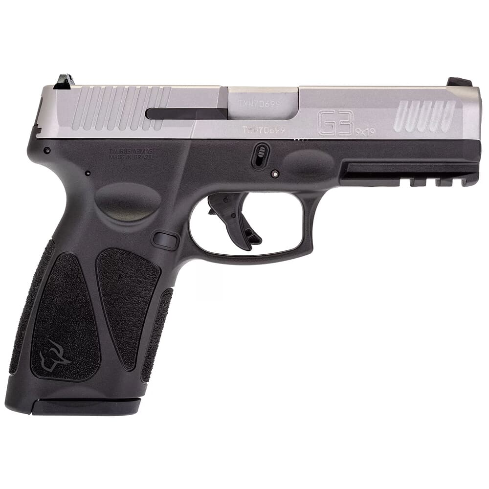 Taurus G3 9mm Blk/SS 4&quot; Bbl Pistol w/(2)10rd Mags 1-G3B949-10