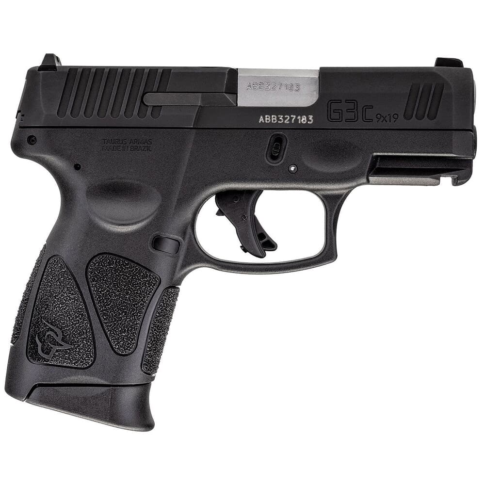 Taurus G3C 9mm Bk/Bk 3.26&quot; TORO MA Compliant Pistol w/(3)10rd Mags 1-G3CP931-MA