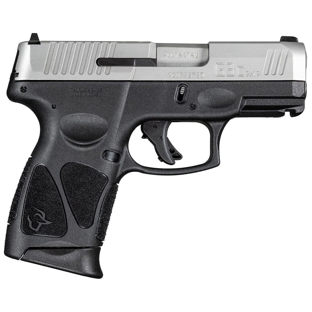 Taurus G3C 9mm Bk/SS 3.26&quot; Pistol w/(3)12rd Mags 1-G3C939