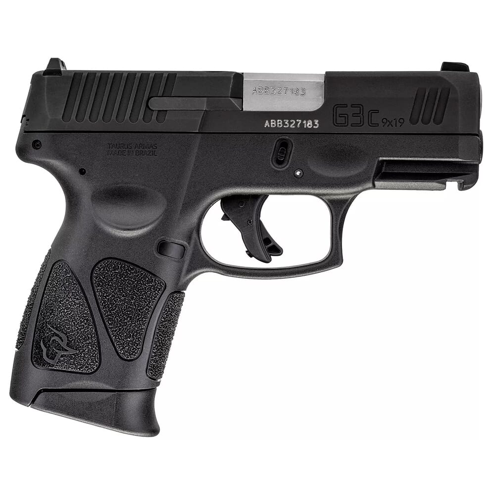 Taurus G3C 9mm 3.26" Bbl Black Pistol w/(2) 10rd Mags 1-G3C931-2x10