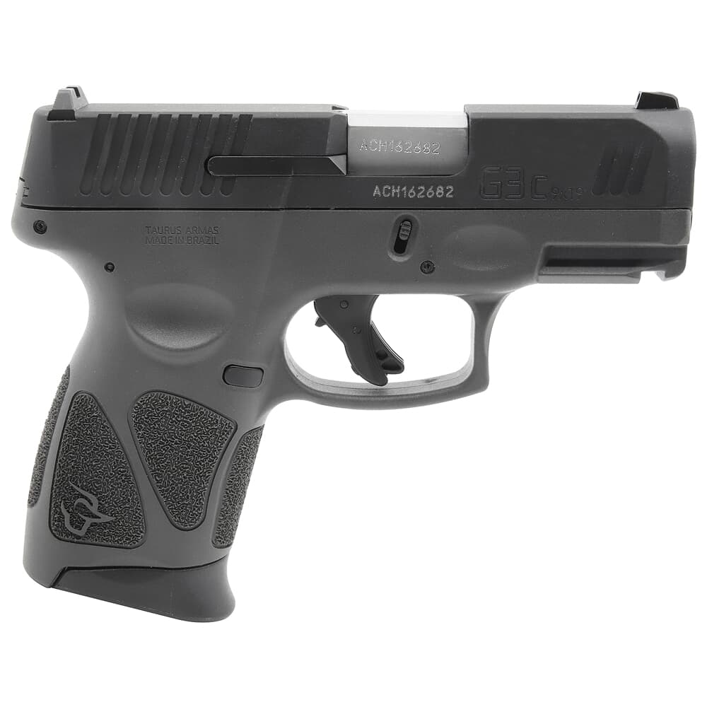 Taurus G3C 9mm GR/Bk 3.26&quot; Pistol w/(3)12rd Mags 1-G3C931G