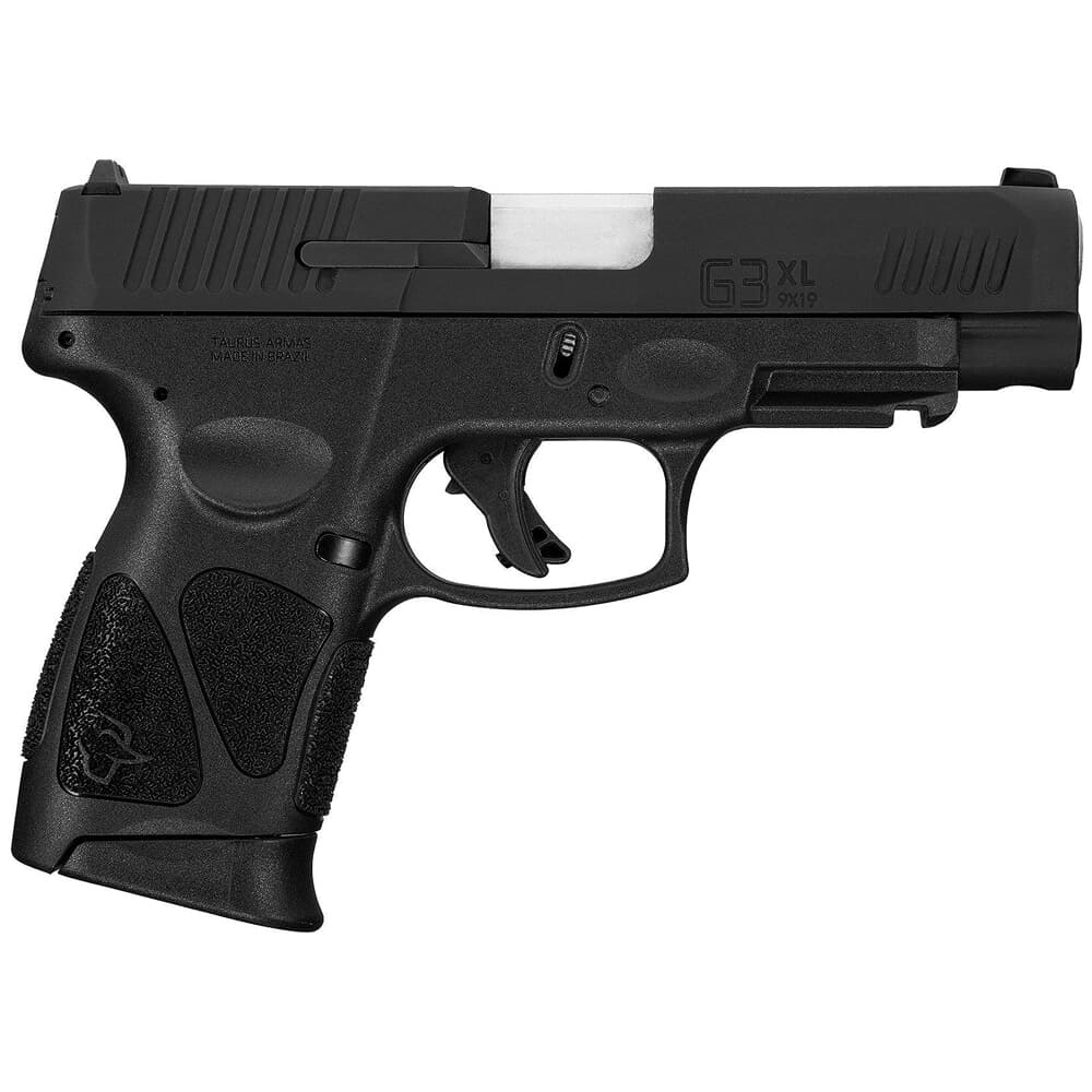 Taurus G(3)L SR 9mm Bk/Bk 4&quot; Pistol w/(2)10 Non-Manual Safety 1-G3XLSR9041-10