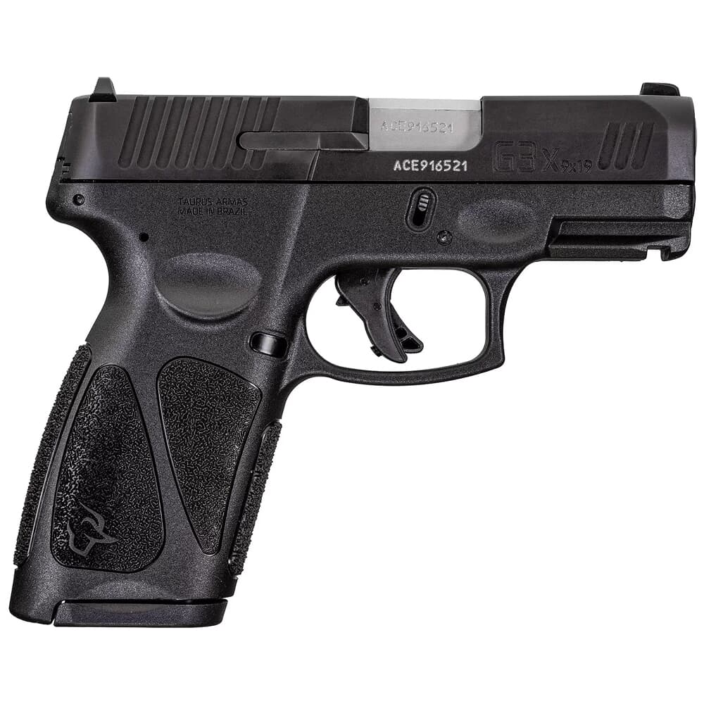Taurus G(3)SR 9mm Bk/Bk 3.26&quot; Non-Manual Safety Pistol w/(2)15rd Mags 1-G3XSR9031