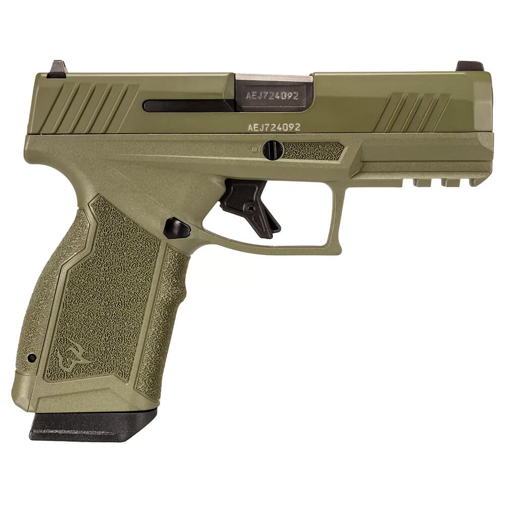 Taurus GX4 9mm Sage Green 3.7&quot; Pistol w/(2) 15rd Mags 1-GX4CR94FF