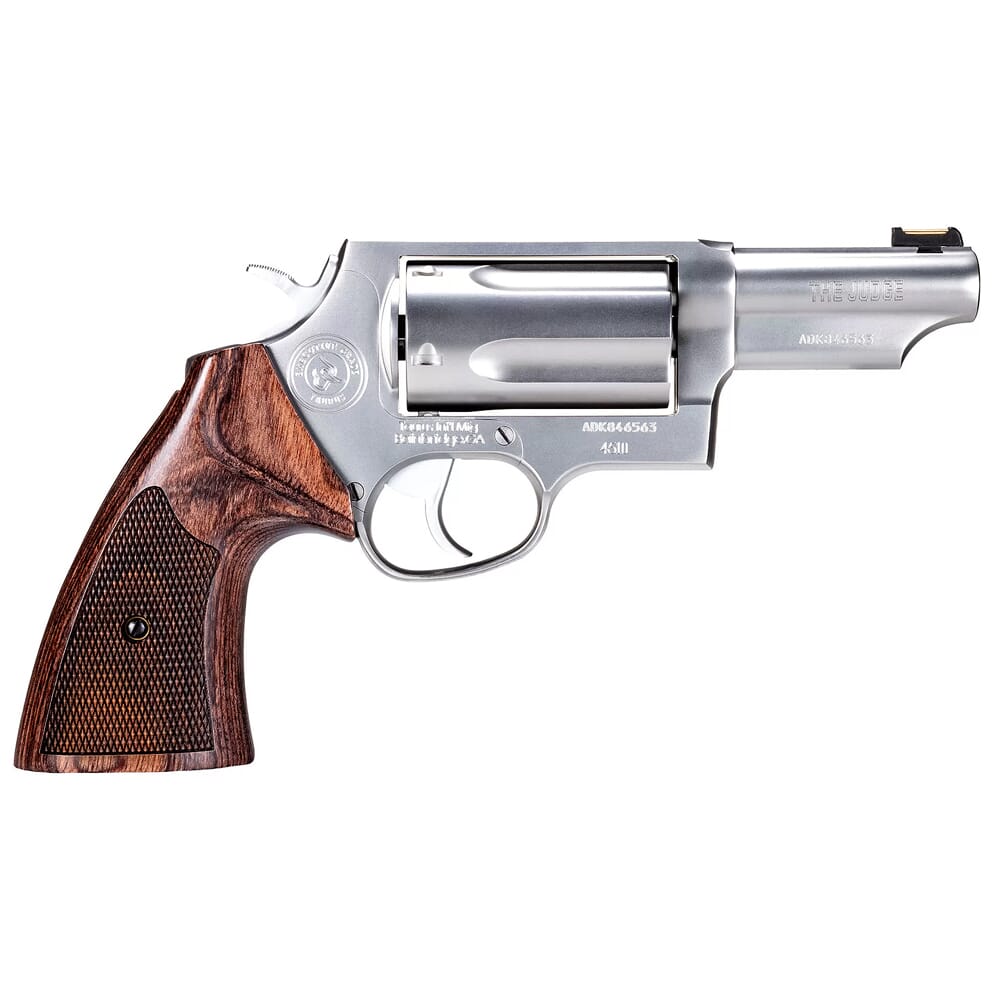 Taurus Judge Executive Grade .45 Colt/.410ga 3" Bbl Stainless/Wood 5rd Revolver 2-441EX039