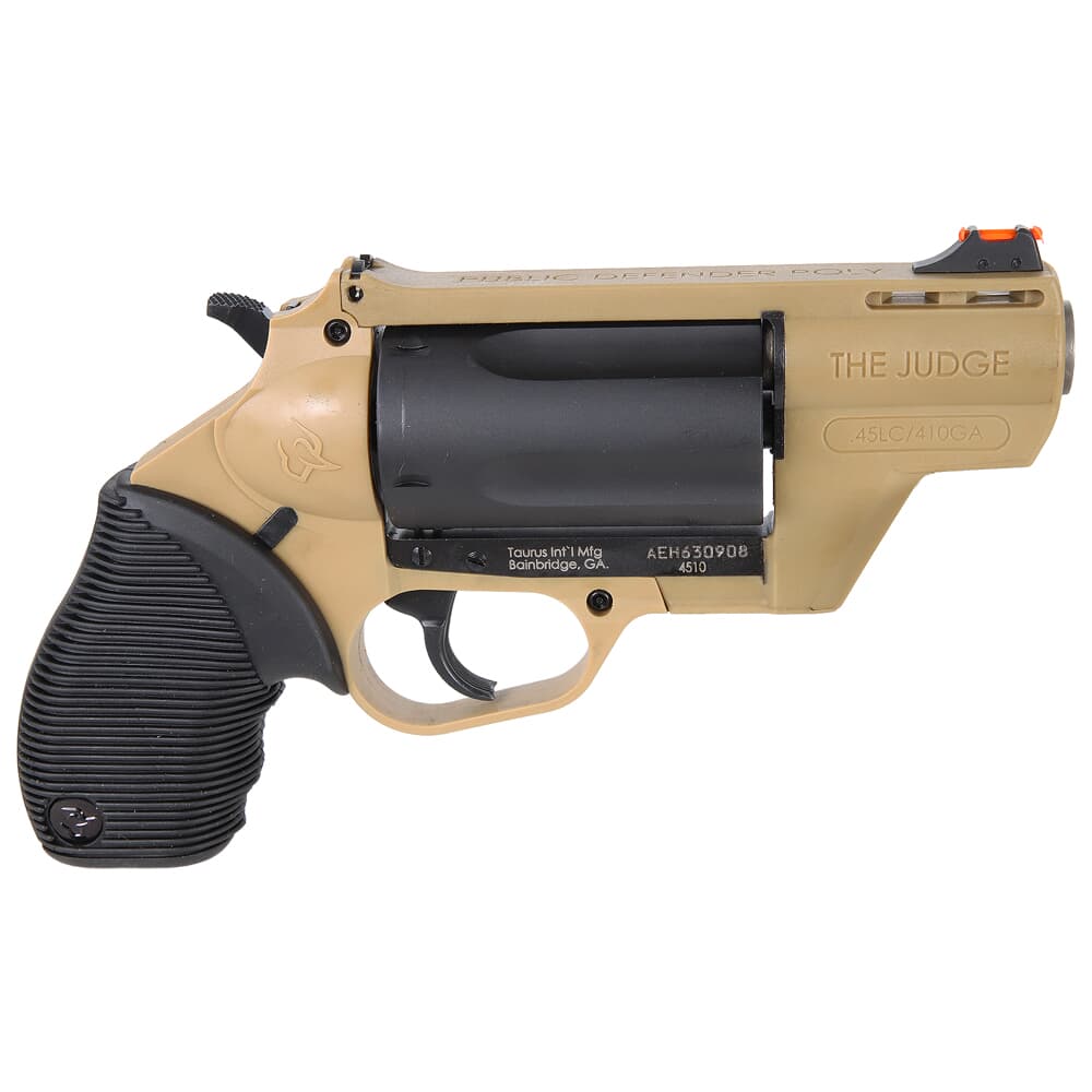 Taurus PD Poly .45 Colt/410 2&quot; FDE 5rd Mag Revolver 2-441021FDE