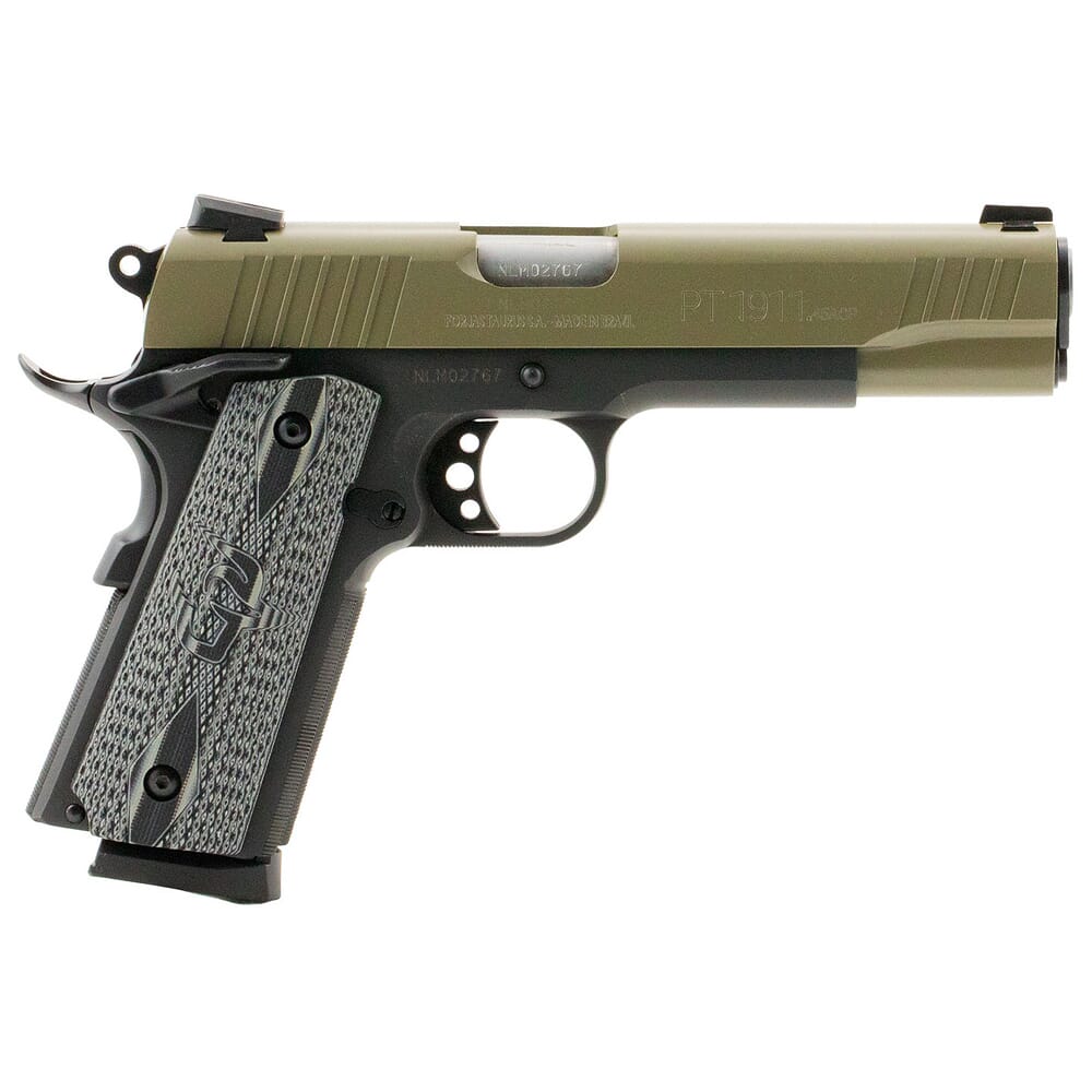 Taurus PT1911 .45 ACP Bk Cerakote Sand VZ Grip 5" Pistol w/(1)8rd Mag 1-191101S-VZ