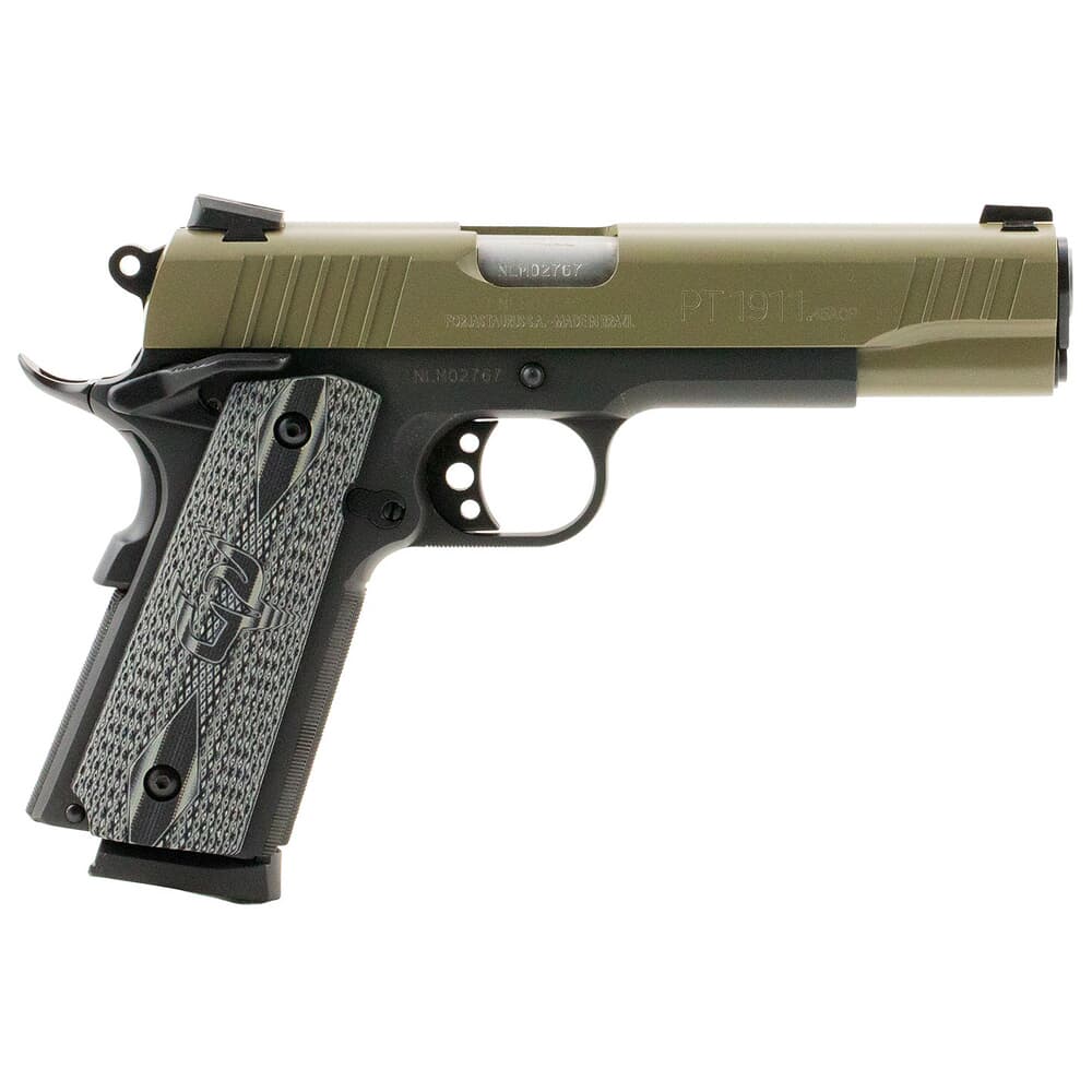 Taurus PT1911 .45 ACP Bk Cerakote Sand VZ Grip 5&quot; Pistol w/(1)8rd Mag 1-191101S-VZ
