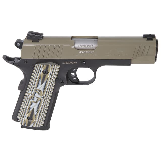 Taurus PT1911 Commander .45 ACP Bk Cerakote Sand VZ Grip 5