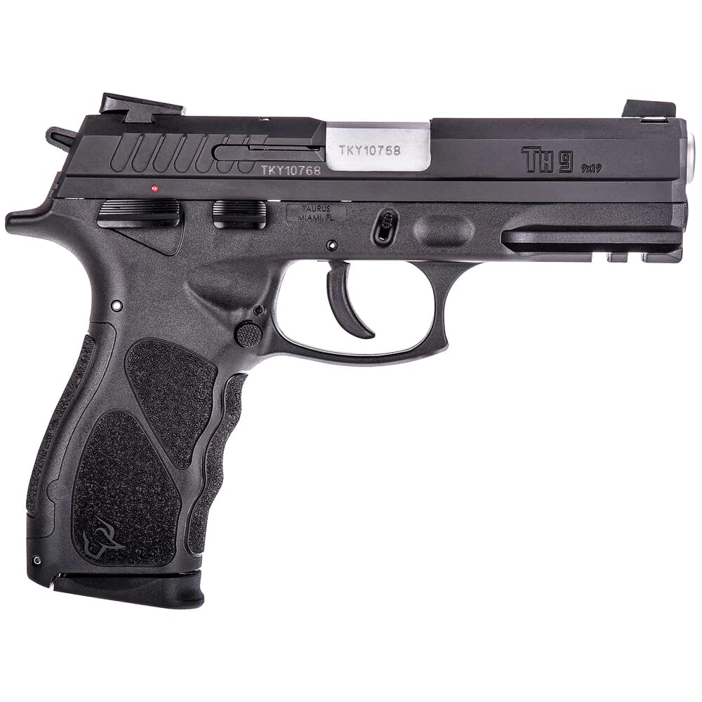 Taurus TH9 9mm Bk/Bk 4.25" Pistol w/(2)17rd Mags 1-TH9041