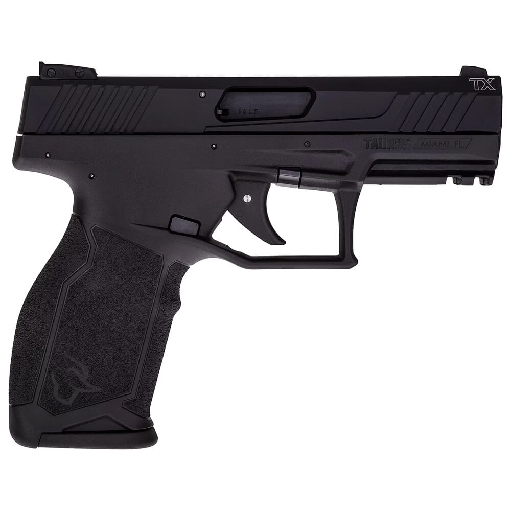 Taurus TX22 22LR Bk/Bk 4" Non-Manual Safety Pistol w/(2)10rd Mags 1-TX22241-10