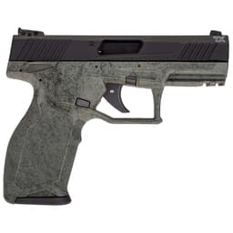 Taurus TX22 22LR 4" Green Splatter Black/Bk Pistol w/(2)16rd Mags 1-TX22141SP2