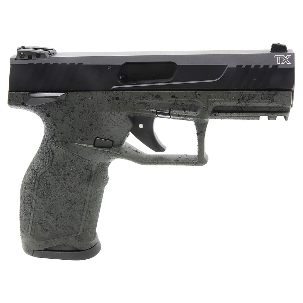 Taurus TX22 22LR 4&quot; Green Splatter Black/Bk Pistol w/(2)10rd Mags 1-TX22141SP2-10