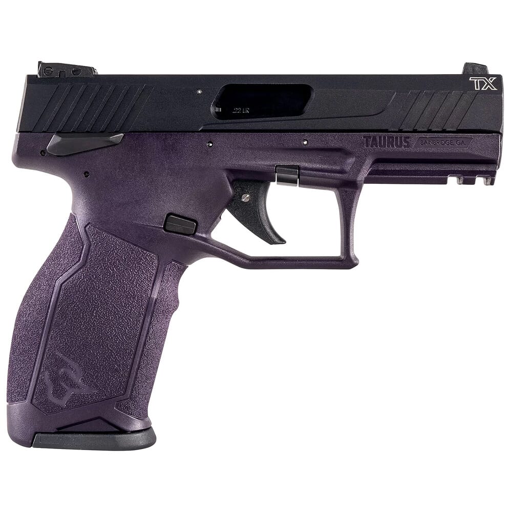Taurus TX22 22LR 4" Wine Purple/Bk Pistol w/(2)16rd Mags 1-TX22141P