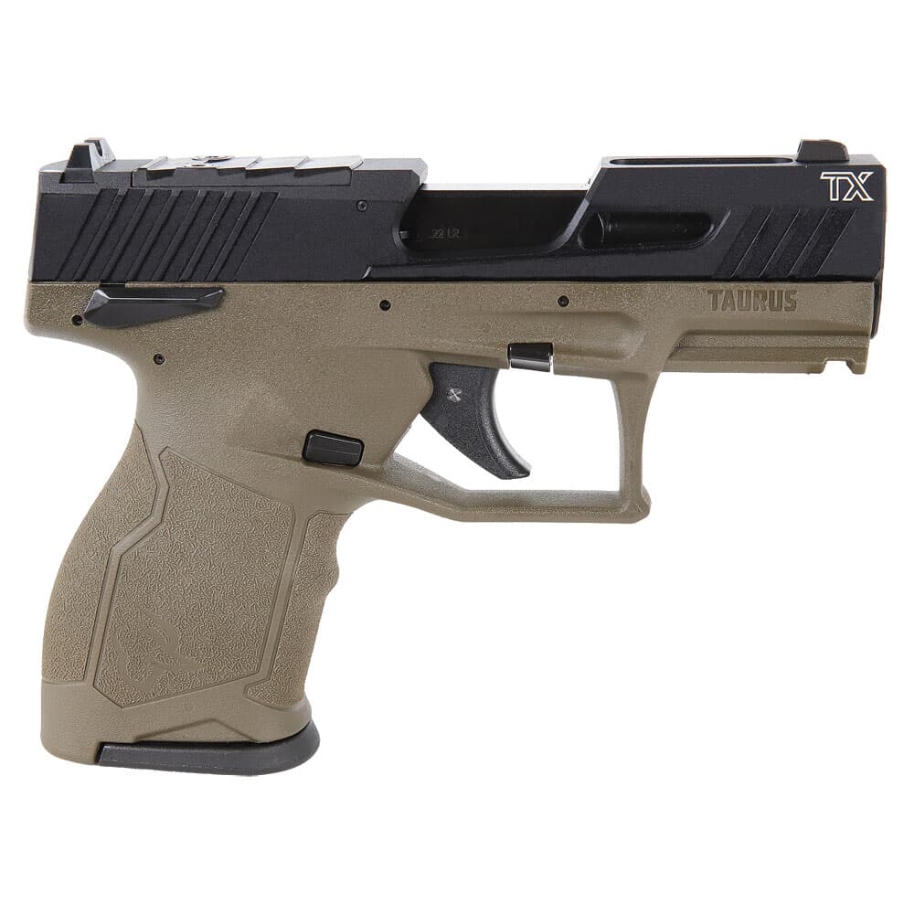 Taurus TX22 Compact .22 LR OD Green/Black 3.6&quot; Pistol w/(2) 10rd Mags 1-TX22131O-10