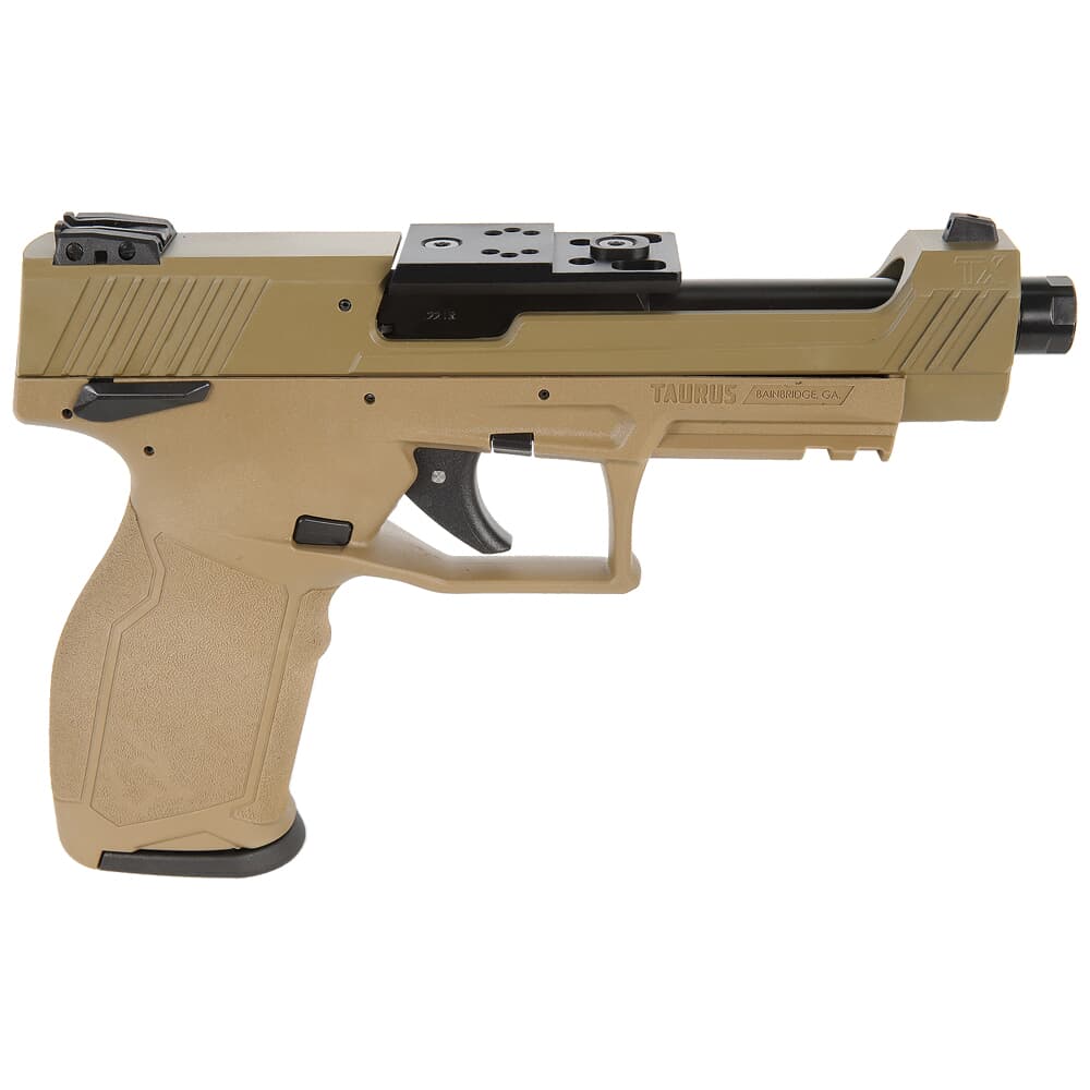 Taurus TX22 Competition .22 LR 5.4&quot; Bbl Flat Dark Earth Pistol w/(3) 16rd Mags &amp; Soft Case 1-TX22C15UF-CK