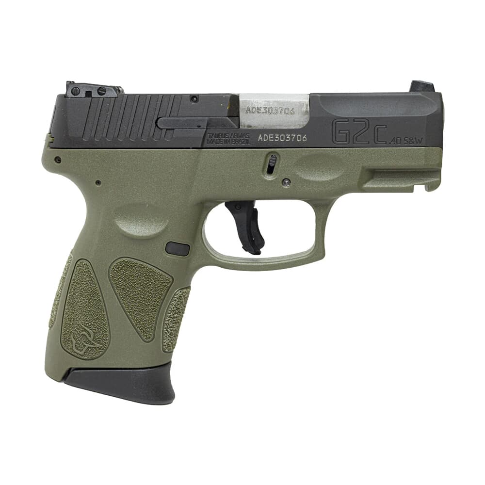 Taurus G2C .40 S&amp;W OD Green/Black 3.26&quot; Pistol w/(2) 10rd Mags 1-G2C4031-10O