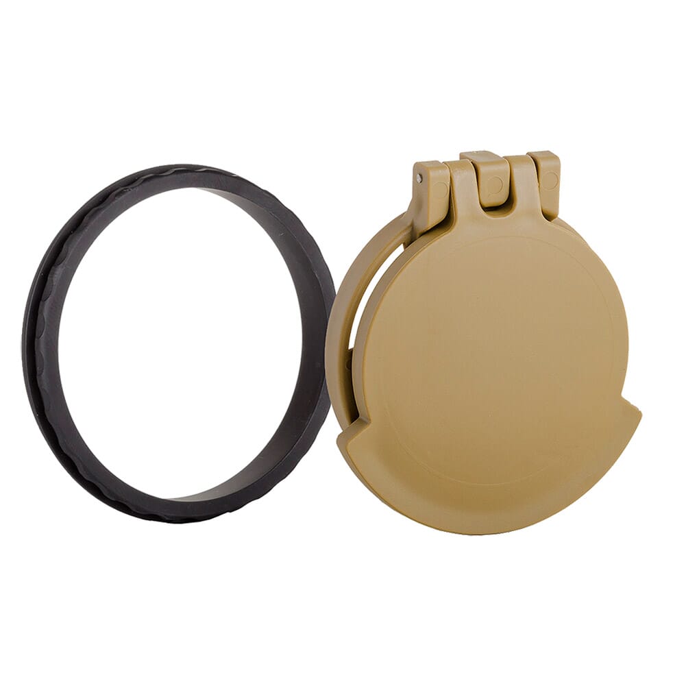 Tenebraex Objective Flip Cover w/ Adapter Ring RAL8000/Black for Trijicon AccuPower 1-8x28 TR3405-FCR