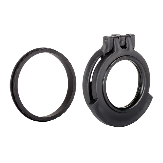 Tenebraex Objective Clear Flip Cover w/ Adapter Ring for Leupold Mark 6 3-18x44 44LM60-CCR