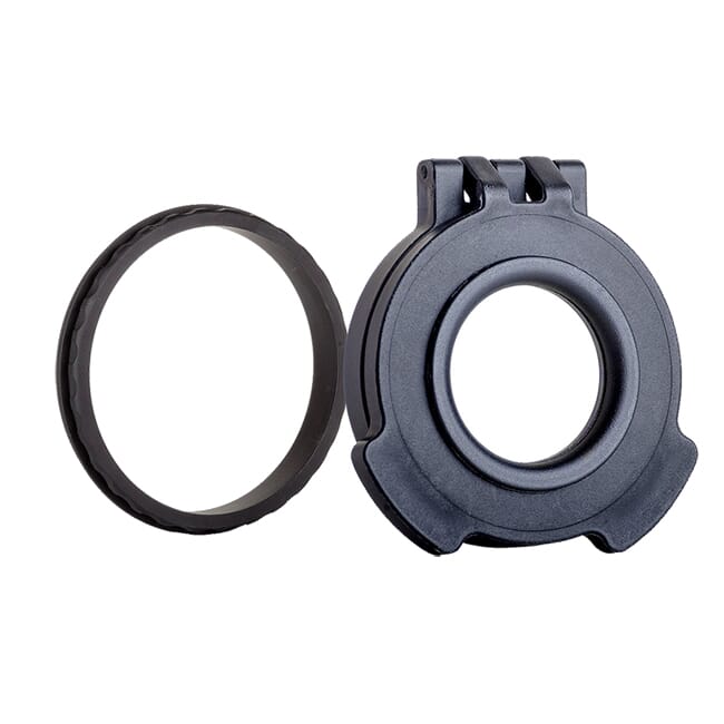 Tenebraex Objective Clear Flip Cover w/ Adapter Ring for 50mm Swarovski, Leica and Vortex Scopes VV0050-CCR