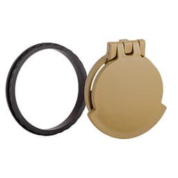 Tenebraex Objective Flip Cover w/ Adapter Ring RAL8000/Black for Nightforce ATACR 4-16x42 F1 and NXS 2.5-10x42 COMPACT 42NFC5-FCR