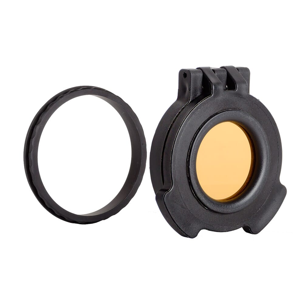 Tenebraex Objective Amber Flip Cover w/ Adapter Ring for Nightforce ATACR 5-25x56 56NFCC-ACR
