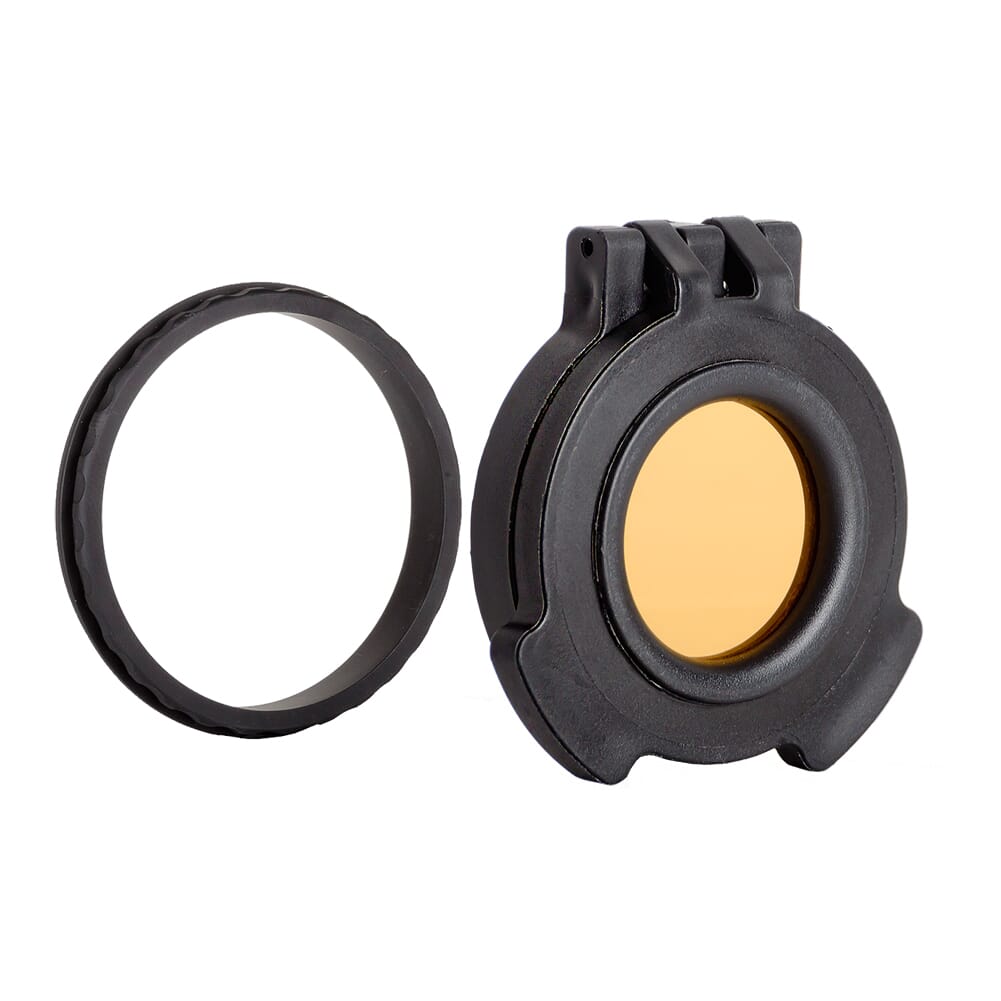 Tenebraex Objective Amber Flip Cover w/ Adapter Ring for 56mm Kahles and Zeiss Scopes CZV560-ACR