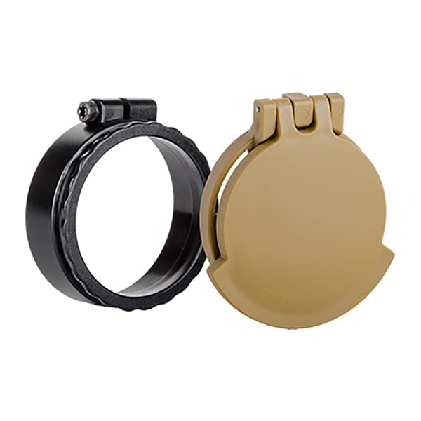 Tenebraex Ocular Flip Cover w/ Adapter Ring RAL8000/Black for Vortex Razor HD Gen II 3-18x50 and 4.5-27x56 UAR017-FCR