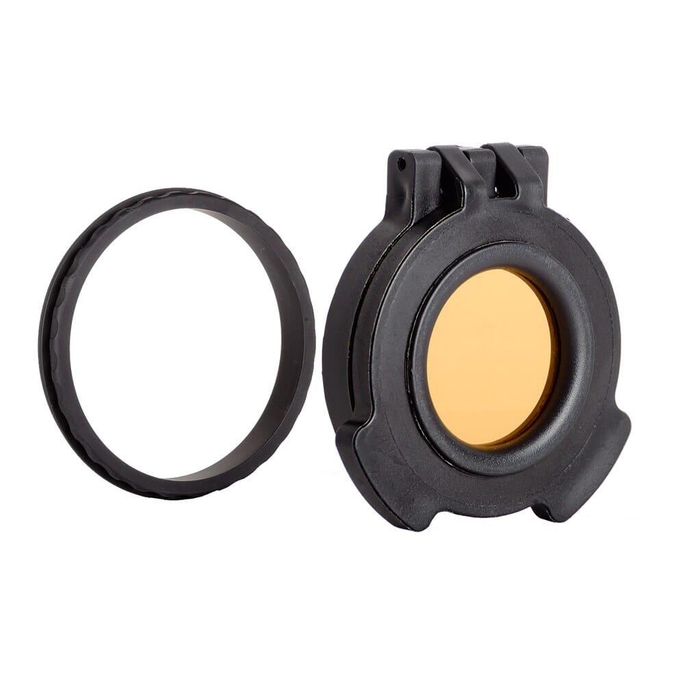 Tenebraex Objective Amber See-Through Flip Cover with Adapter Ring for Nightforce SHV 3-10x42 45MMFC-KT4247-ACR