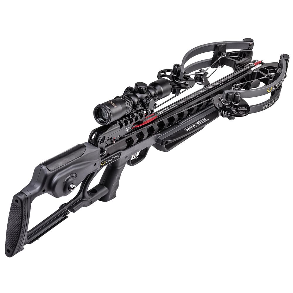 TenPoint Vengent S440 Crossbow w/ACUslide, RangeMaster Pro Scope, & Soft Case, Graph Gry CB20007-1219
