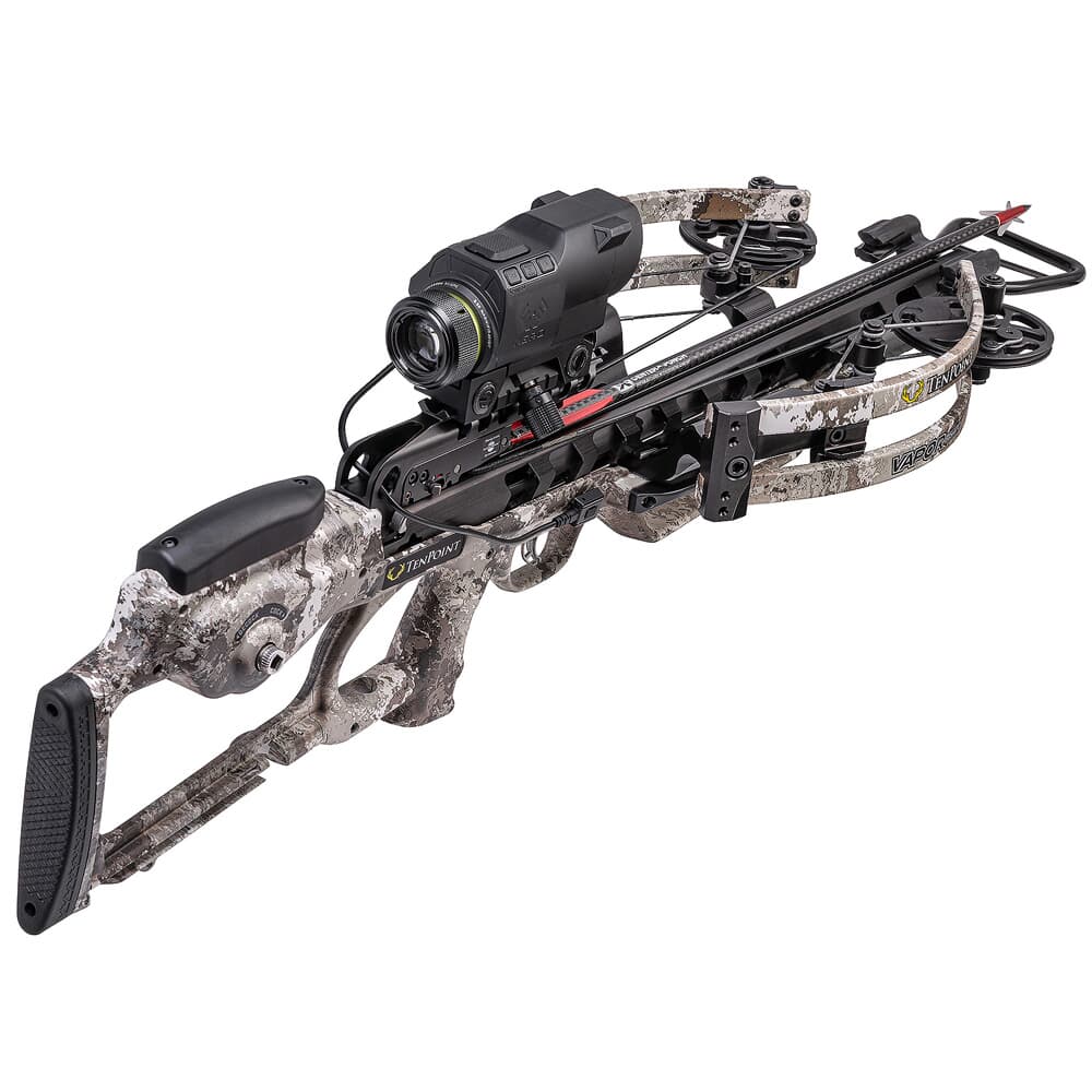 TenPoint USED Vapor RS470 XERO Crossbow w/ACUslide, Garmin X1i Scope, Elite Pkg, & Case, Veil Alpine CB20004-6379 Broken Missing Accessories UA2662